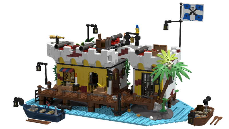 Lego 6267 Bricklink LEGO 6266 Pirates Imperial Guards Cannon Cove