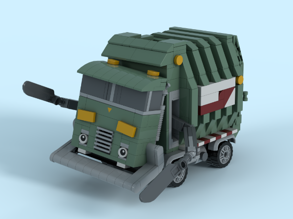 Trash discount truck lego