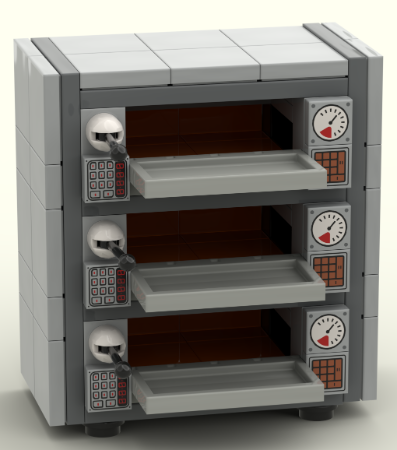 LEGO MOC Modern Bakery Oven by TorEss | Rebrickable - Build with LEGO