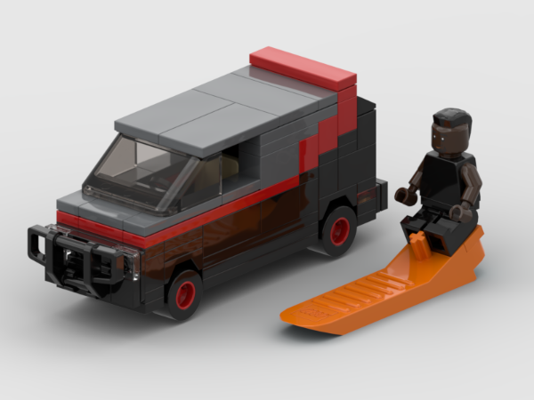 LEGO MOC White Van by BlockMOCs
