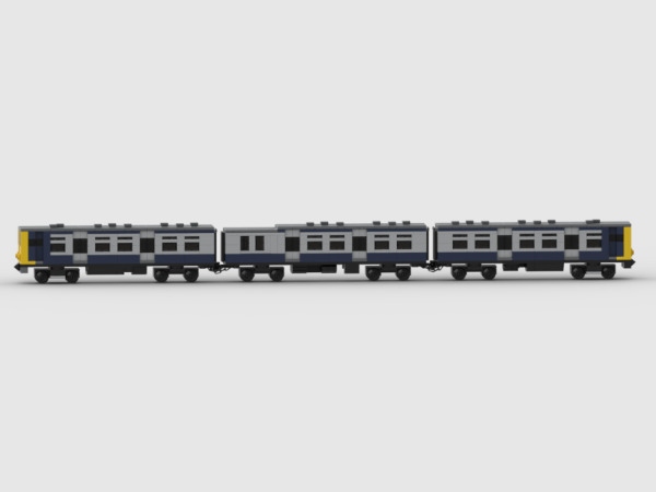 LEGO MOC Class 442 Wessex Electric 5-Carriage EMU Train In South West Trains  Livery by Andy Ps Bricks