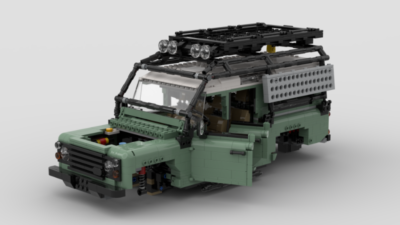 LEGO MOC 10317 MOD - Land Rover Classic Defender 110 by eduardo5696 ...