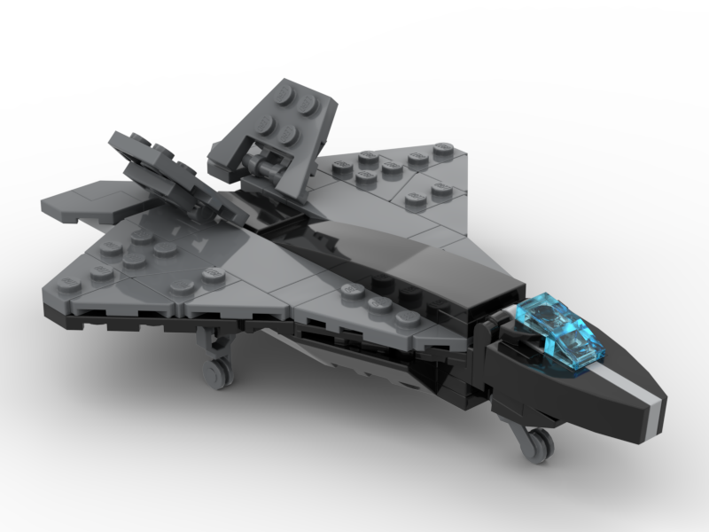 LEGO MOC-241103 Maestro's F22 Raptor by maestro_of_bricks | Rebrickable ...