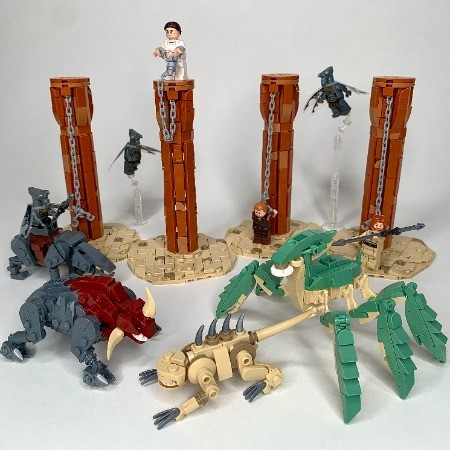 Wars Iii Lego Star Wars Arena Battle Star Wars Arena Lego Geonosis Arena  Lego Battle Of Geonosis Set