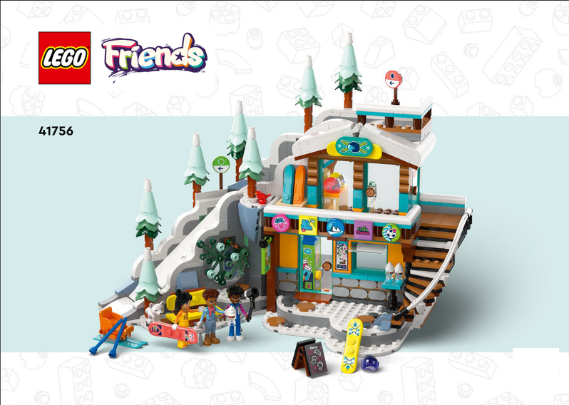 LEGO Friends Emmas Art Cafe (Арт-кафе Эммы) инструкция на русском языке