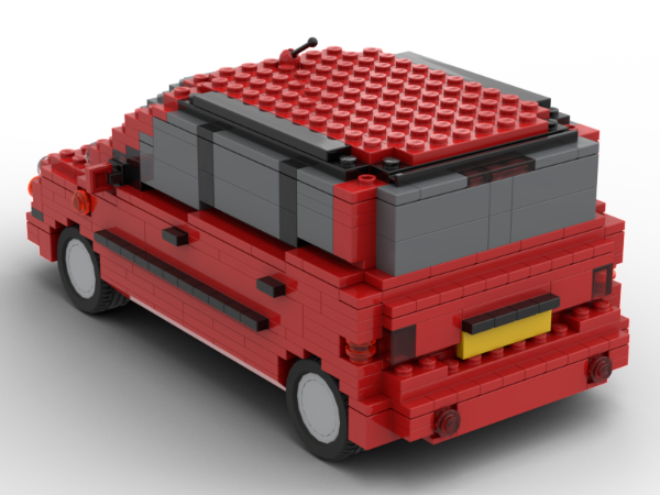 LEGO MOC Fiat Multipla (Miniland) by Pabloxx8 | Rebrickable - Build ...