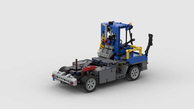 LEGO MOC-223936 container terminal 1:21| terminal tractor + trailer ...