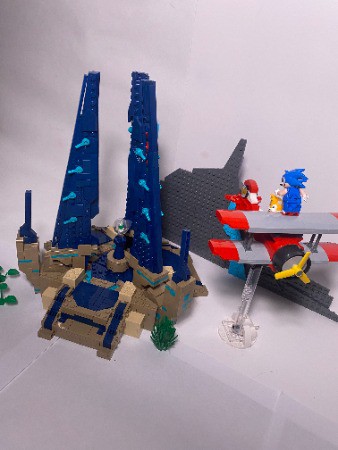 STL file Sonic the Hedgehog Chaos Emerald Lego Minifigure