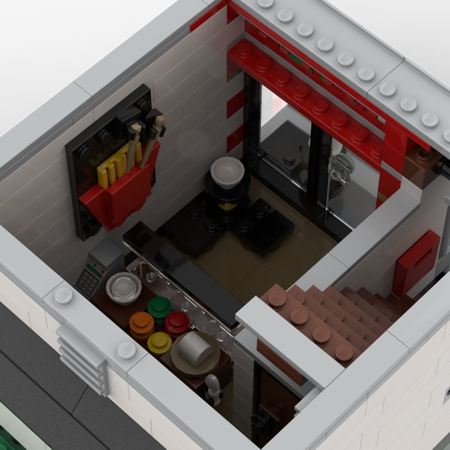 LEGO MOC MILS Street (32x32) Straight with two parking places by  Hannas.Beverly.Bricks