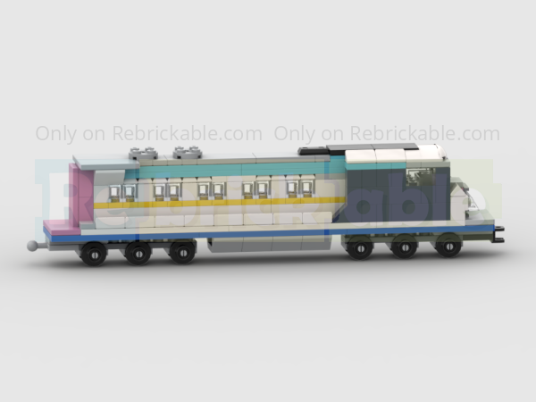 LEGO MOC-170421 40518 Diesel Locomotive & Freight Wagon - Alternate ...
