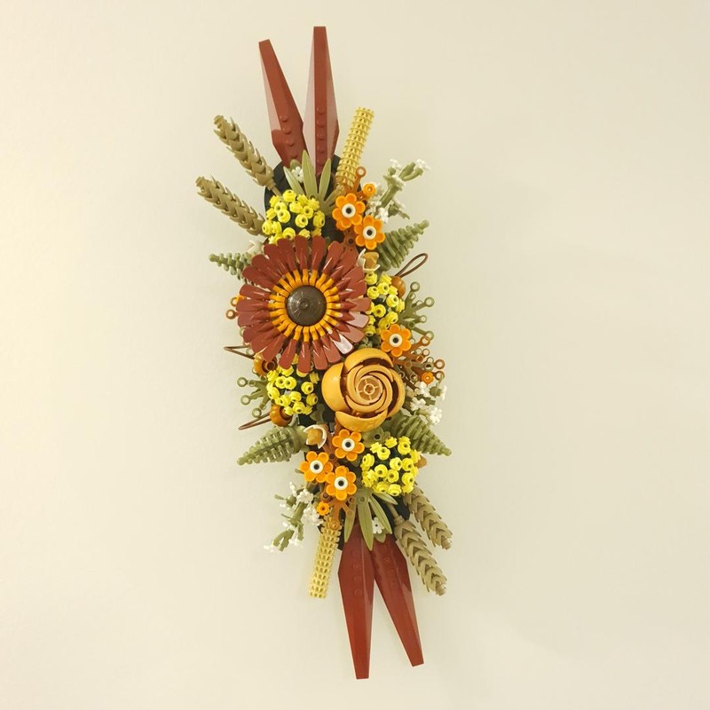 Review: 10314-1 - Dried Flower Centerpiece | Rebrickable - Build