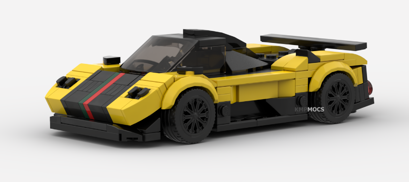 LEGO MOC 76922 Pagani Zonda Cinque by KMPMOCS | Rebrickable