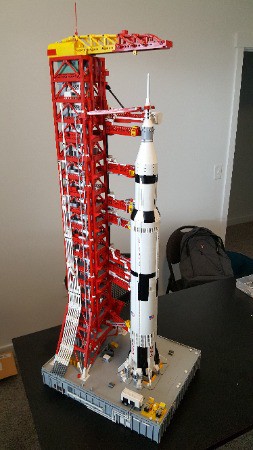 LEGO MOC Apollo 11 Launch Umbilical Tower by SkylabBricks | Rebrickable ...