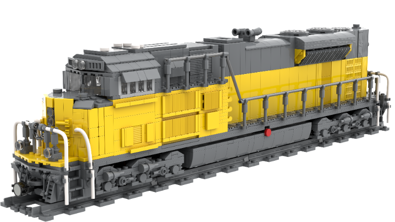 LEGO MOC EMD SD70Ace UNION PACIFIC by Barduck | Rebrickable - Build ...