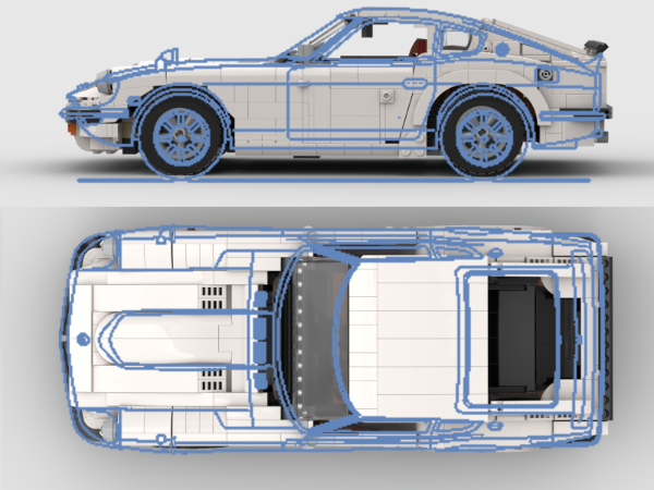 LEGO MOC 10295 Fairlady 240Z Datsun/Nissan by pacc | Rebrickable