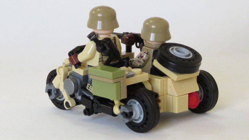 LEGO MOC Motorcycle BMW R75 DAK Kradmelder e Sidecar by Darcanj ...