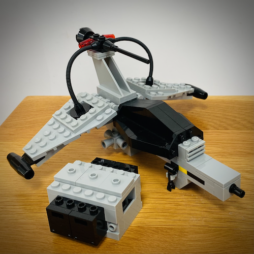 LEGO MOC-154906 Classic Space Reimagined: Gamma V Laser Craft 6891