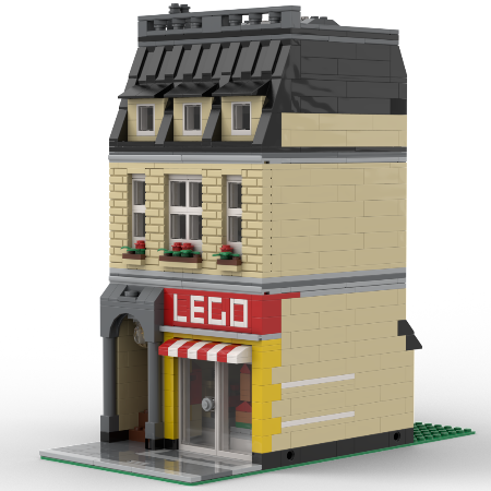 LEGO MOC MILS Street (32x32) Straight with two parking places by  Hannas.Beverly.Bricks