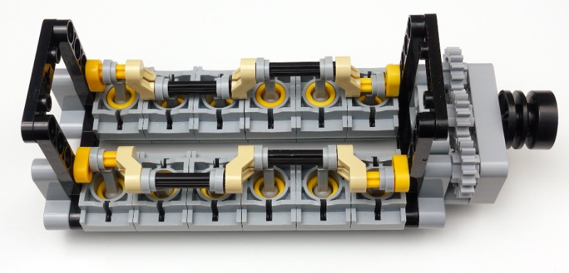 LEGO MOC U12 Engine By BrickExperimentChannel | Rebrickable - Build ...