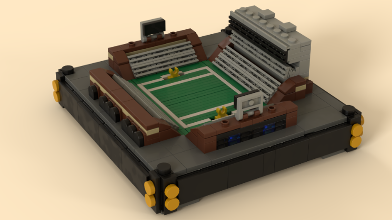 LEGO MOC Kinnick Stadium by MocsByMattW