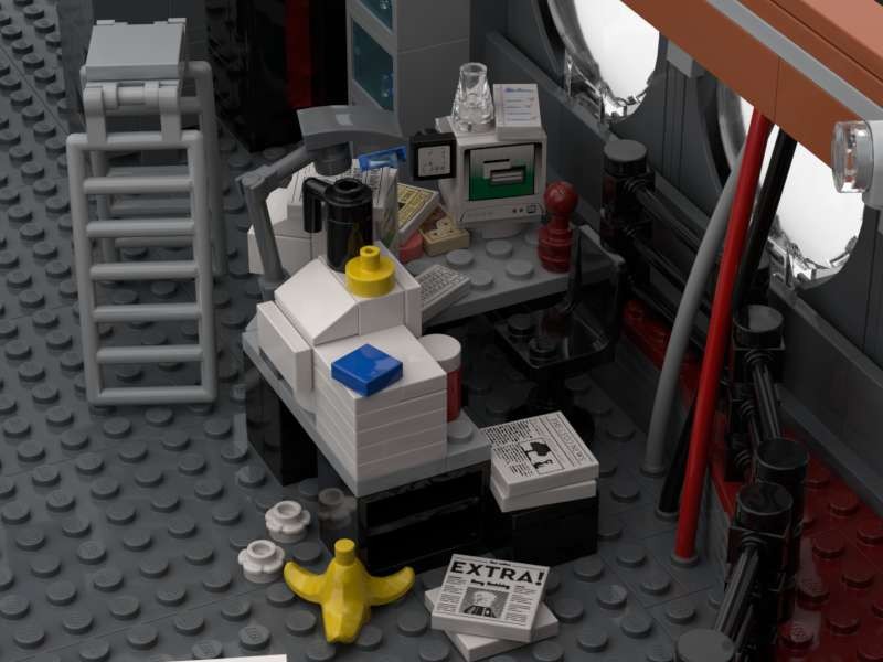 LEGO MOC-264023 JP Control Room by JP_Brick | Rebrickable - Build with LEGO