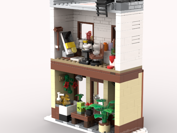 LEGO MOC Plant shop and art studio by EVA001 | Rebrickable - Build with ...