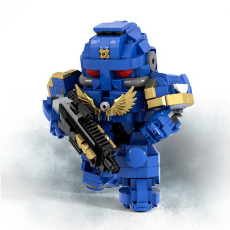 LEGO MOC SPACE MARINE by choi_dambaek | Rebrickable - Build with LEGO