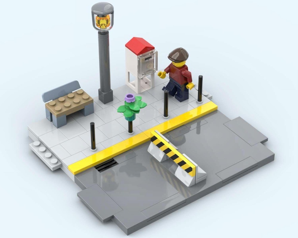LEGO MOC-237124 Sidewalk & Road modules by Stud.ious | Rebrickable ...