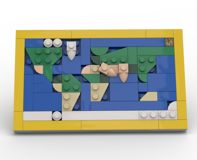 LEGO MOC-252108 Micro World Map by Samarthathreya | Rebrickable - Build ...