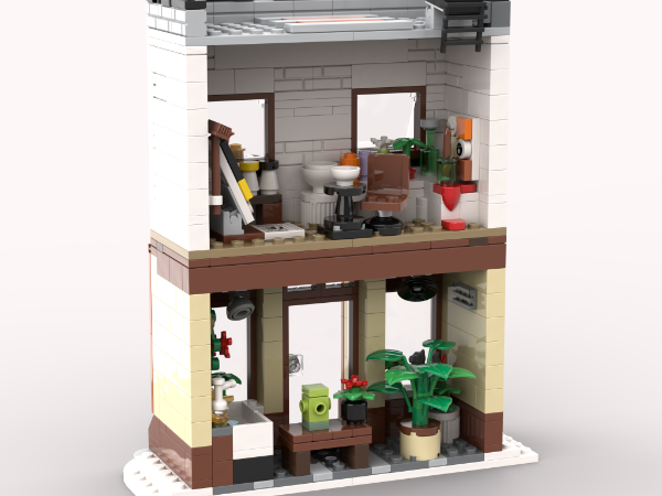 LEGO MOC Plant shop and art studio by EVA001 | Rebrickable - Build with ...