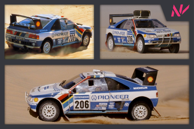 LEGO MOC Peugeot 405 T16 Grand Raid by NV Carmocs