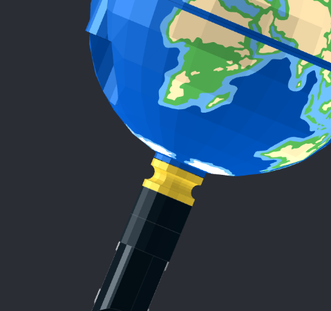 LEGO MOC-218283 Planet Earth and Moon in Orbit: Vertically Aligned by ...