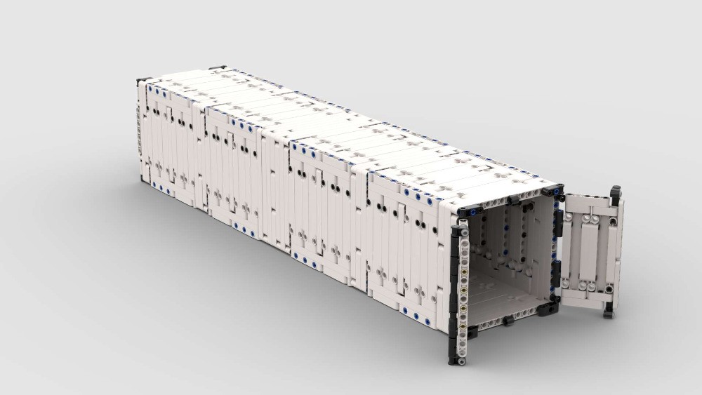 LEGO MOC-223920 40 ft shipping container 1:21 by crazy_technic ...