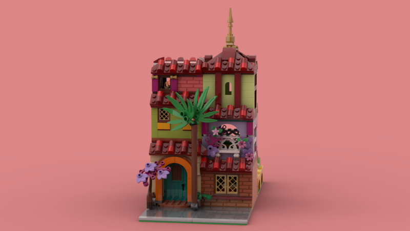 LEGO MOC Madrigal Apartment Modular Building by lego_modular_building