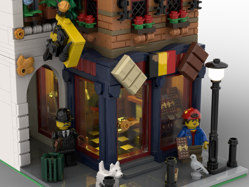 LEGO MOC-269065 Belgian Chocolate Shop by Brick Kaiser