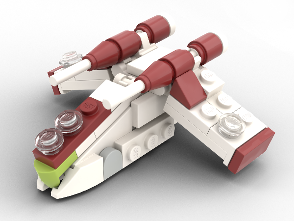 LEGO MOC LAAT - Republic Gunship [micro scale] by Xigphir