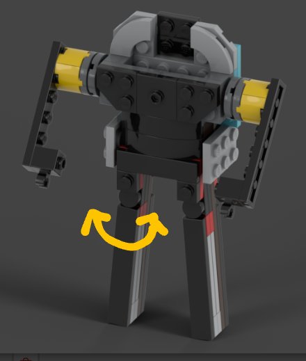 LEGO MOC 31147 Mech by faint_range14 | Rebrickable - Build with LEGO