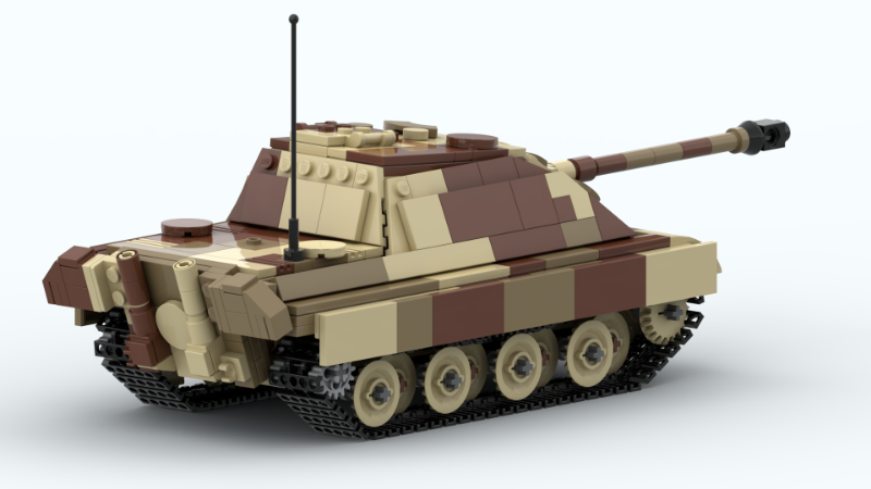 LEGO MOC Jagdpanther by Isuwila | Rebrickable - Build with LEGO