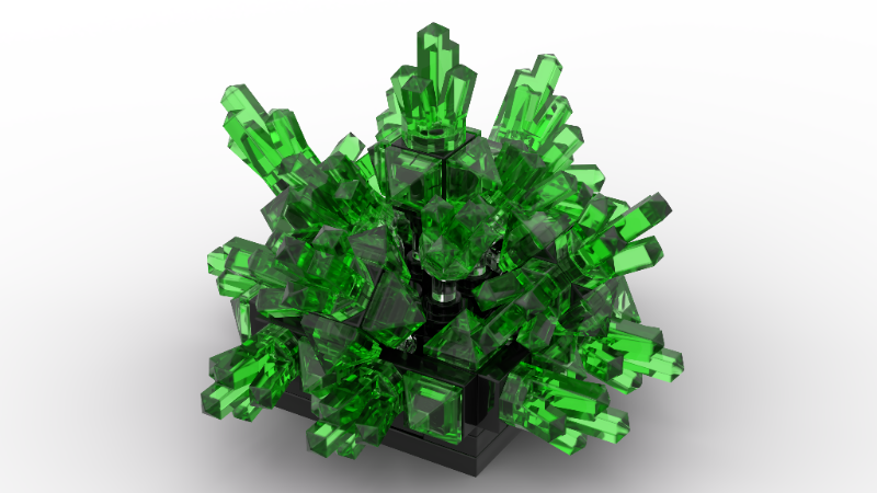 LEGO MOC Crystal cluster formation by Dna142 | Rebrickable - Build with ...