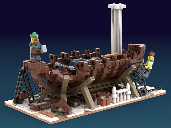 LEGO MOC Renaissance Shipwright by arselus | Rebrickable - Build with LEGO