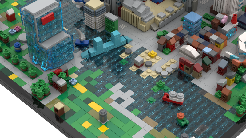 LEGO MOC Philadelphia - city map (skyline) by kubak5 | Rebrickable ...