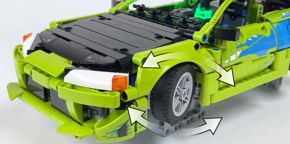 LEGO MOC-265629 42229 Fast and Furious Mitsubishi Eclipse Car RC