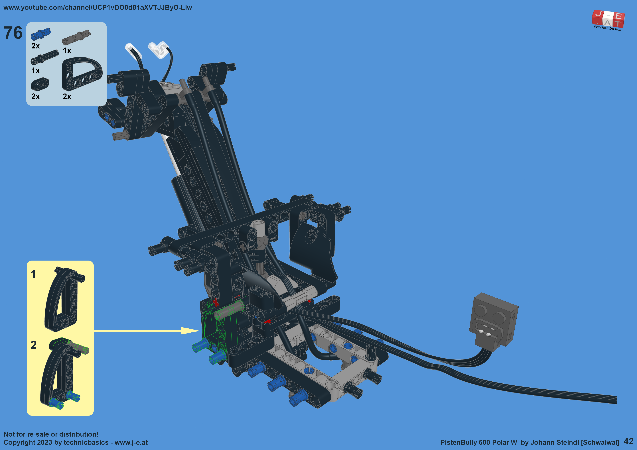 LEGO MOC-212282 PistenBully Polar 600 W by technicbasics
