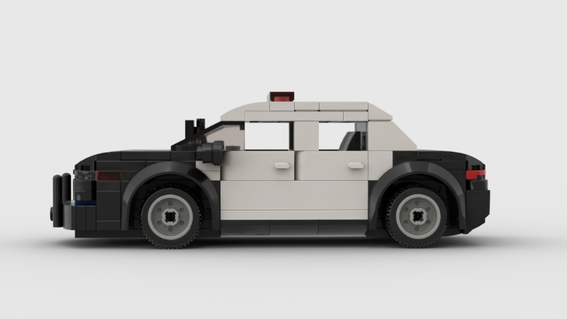 Lego Moc Police Patrol Car By Rebrickable Build With Lego