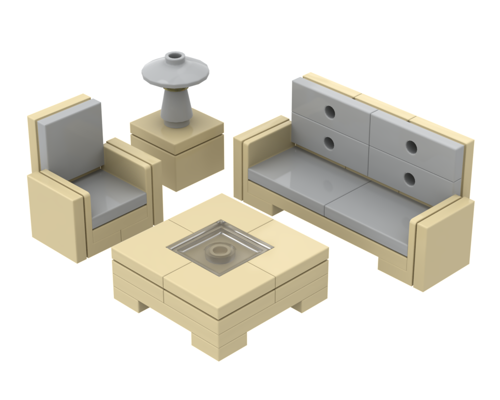 LEGO MOC-279707 Classic 1 - Living Room by GG125FR | Rebrickable ...