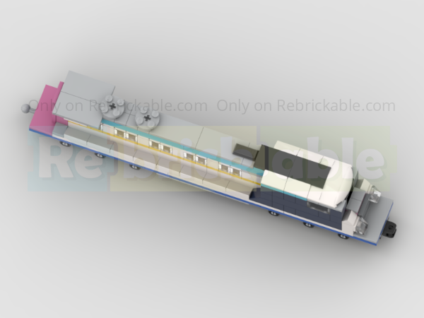 LEGO MOC 40518 Diesel Locomotive & Freight Wagon - Alternate Build