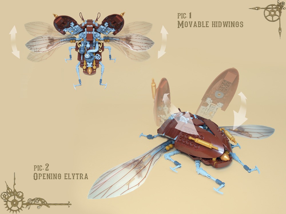 LEGO MOC-238060 Steampunk Beetle by Dwalin Forkbeard | Rebrickable ...