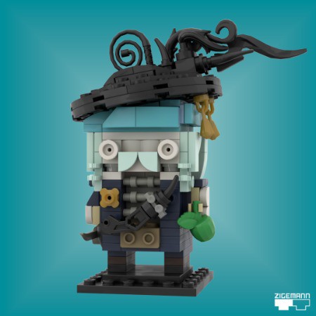 LEGO MOC Captain Hector Barbossa by ttZIGEMANN | Rebrickable - Build ...