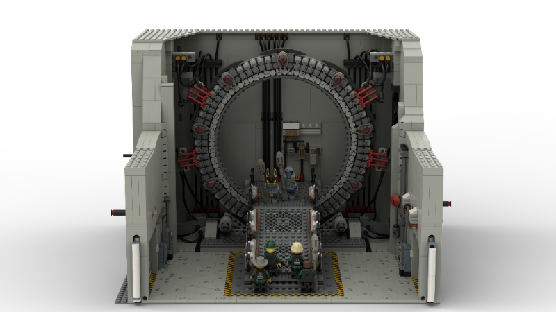 LEGO MOC Stargate SGC Gateroom by Kuki Rebrickable Build with LEGO