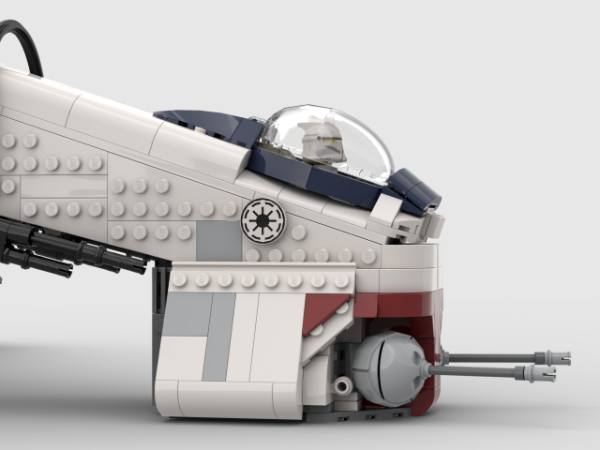 LEGO MOC Republic Dropship V2 (Works with 2008, 2013, AND 2022 AT-TEs ...